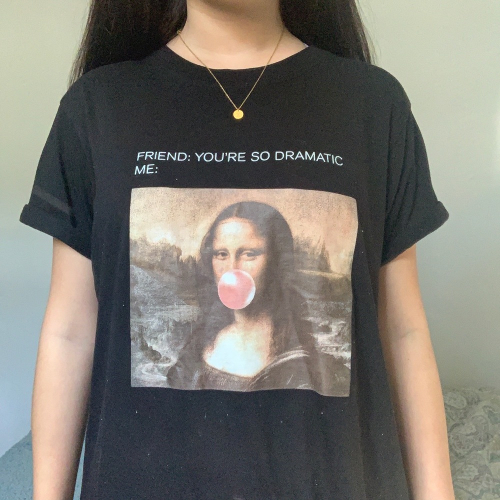 Fun black t-shirt - Picture 2 of 2